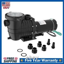 2.0 HP Swimming Pool Pump In/Above Ground Pump 1500W with Strainer Filter Basket