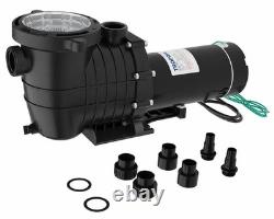 2.0 HP Swimming Pool Pump In/Above Ground Pump 1500W with Strainer Filter Basket