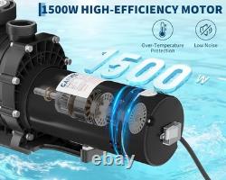 2.0 HP Swimming Pool Pump In/Above Ground with Motor Strainer Basket 115V/220V 2.0 HP Swimming Pool Pump In/Above Ground with Motor Strainer Basket 115V/220V