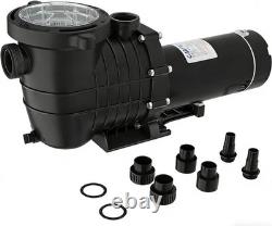 2.0 HP Swimming Pool Pump In/Above Ground with Motor Strainer Basket 115V/220V