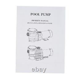 2.0HP 1500W Inground Above Ground Swimming Pool Water Pump + Strainer Durable