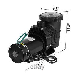2.0HP In/Above Ground Swimming Pool 1.5 & 2.0'' Inlet Energy Saving withStrainer