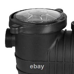 2.0HP In/Above Ground Swimming Pool 1.5 & 2.0'' Inlet Energy Saving withStrainer