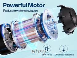 2.0HP Pool Pump 6800GPH Self-Priming 115V/230V for Above Ground & Inground Pools