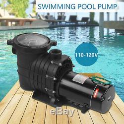 2.0HP Portable 110-120V In-Ground Swimming Pool Pump Motor Strainer Above ground