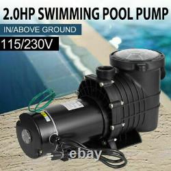 2.0HP Swimming Spa Pool Pump Motor Strainer Inground Above Ground For Hayward