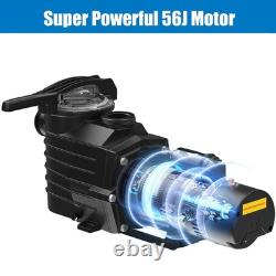 2 1/2HP 2 Speed Inground Swimming Spa Pool Pump 9000/4140 GPH Motor 2 NPT 230V