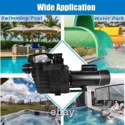 2 1/2HP 2 Speed Inground Swimming Spa Pool Pump 9000/4140 GPH Motor 2 NPT 230V