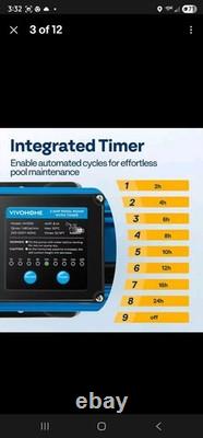 2.5 HP 8880 GPH Self Primming Swimming Pool Pump with Timer