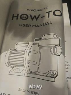 2.5 HP 8880 GPH Self Primming Swimming Pool Pump with Timer