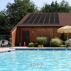 2.5' x 20' Solar Swimming Pool Heating Panels for Inground & Above Ground Pool