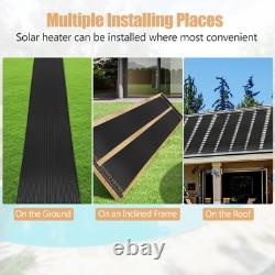 2.5' x 20' Solar Swimming Pool Heating Panels for Inground & Above Ground Pool