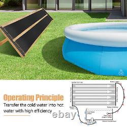 2.5 x20 ft Swimming Pool Heating Panels Solar Heater for Inground & Above Ground