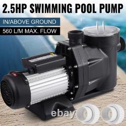 2.5HP 110V Swimming Pool Pump In/Above Ground with Motor Strainer Filter Basket