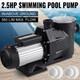 2.5hp 110v Swimming Pool Pump In/above Ground With Motor Strainer Filter Basket