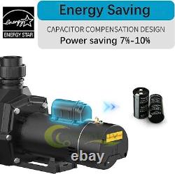 2.5HP INGROUND Swimming POOL PUMP MOTOR with Strainer 2 thread NPT for Hayward