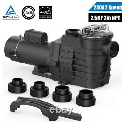 2.5HP Inground Swimming Spa Pool Pump 4140/9000GPH Dual Speed Motor 2 NPT 220V