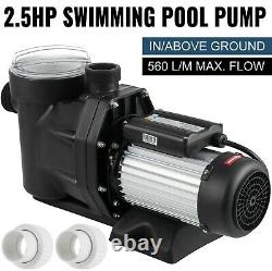 2.5HP Swimming Pool Pump Self-Priming Spa Above In Ground 1850w Motor