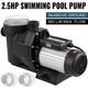 2.5hp Swimming Pool Pump For In/above Ground Pool W Motor Strainer Filter Basket