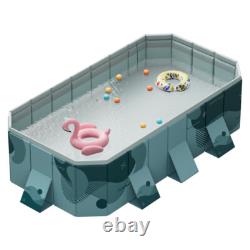 2.6M Suitable Fit Family/children Swimming Pool In-ground Garden Outdoor Folding