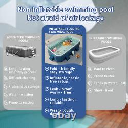 2.6M Suitable Fit Family/children Swimming Pool In-ground Garden Outdoor Folding