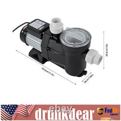 2 HP In/Above Ground Pool Pump 1500W Self Primming Swimming Pool Pump with Timer