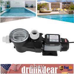 2 HP In/Above Ground Pool Pump 1500W Self Primming Swimming Pool Pump with Timer