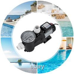2 HP In/Above Ground Pool Pump 1500W Self Primming Swimming Pool Pump with Timer