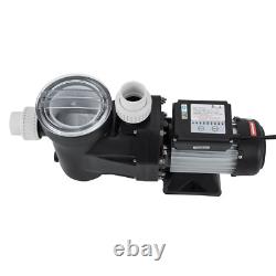 2 HP In/Above Ground Pool Pump 1500W Self Primming Swimming Pool Pump with Timer