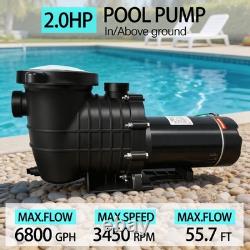 2 HP Swimming Pool Pump for Hayward, In-Ground Replacement & Strainer Basket