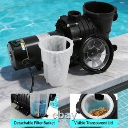 2 HP Swimming Pool Pump for Hayward, In-Ground Replacement & Strainer Basket