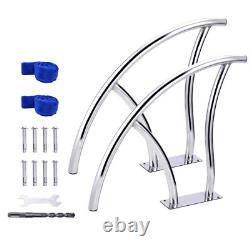 2 Pack 30x30 Inground Swimming Pool Handrail Stainless Steel Pool Grab Rails