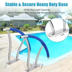 2 Pack 30x30 Inground Swimming Pool Handrail Stainless Steel Pool Grab Rails