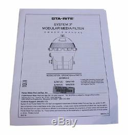 2 Sta-Rite System 3 25022-0203S+25021-0202S Swimming Pool Filters Set S8M150