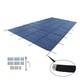 20' X 38' Inground Pool Safety Cover Winter Pool Cover For 18 X 36 Ft Blue Mesh