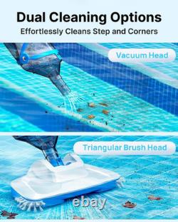 2026 Update for Motor, L2 Pool Vacuum for above Ground & Inground Pools, Recharg