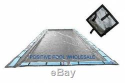 20x40 Rectangle 15 YR WARRANTY Inground Swimming Pool Winter Cover