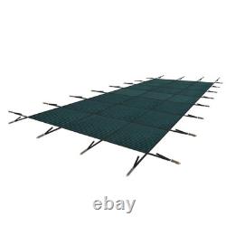 20x40 ft Pool Safety Cover Rectangular Inground Swimming Pool Cover For 18x38 ft