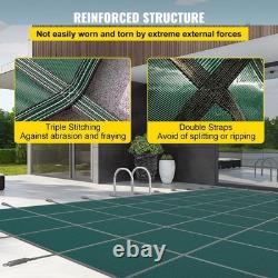 20x42 ft Swimming Pool Child Safe Mesh Cover Rectangle Inground Winter