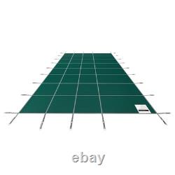 20x42 ft Swimming Pool Child Safe Mesh Cover Rectangle Inground Winter 20x42 ft Swimming Pool Child Safe Mesh Cover Rectangle Inground Winter