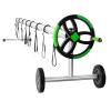 21/18ft Pool Cover Reel Set Pool Solar Cover Reel For Inground Swimming Pool