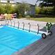 21 Feet Inground Swimming Pool Solar Cover Reel Set Aluminum Green