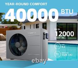 220/240V Swimming Pool Heater Electric for Inground Above Ground Pools 40000BTU