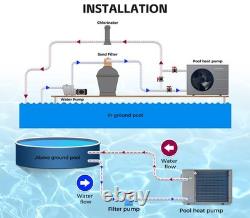 220/240V Swimming Pool Heater Electric for Inground Above Ground Pools 40000BTU