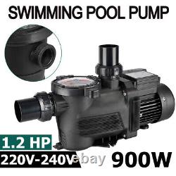 220V 1.2HP Inground Swimming Pool pump motor Strainer 3630GPH bomba de piscina