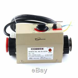 220V 3000W Swimming Pool Thermostat SPA Heater Electric Bathtub Heating Pump