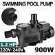 220v Swimming Pool Pump 1.2hp Inground Motor Strainer For Hayward Replacement