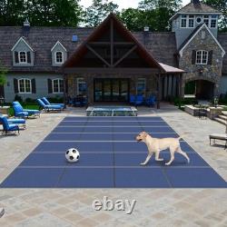 2242ft Inground Rectangle Safety Winter Swimming Pool Cover W Installation Tool