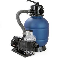 2400GPH 12 Sand Filter Above Ground Swimming Pool Pump Intex Compatible