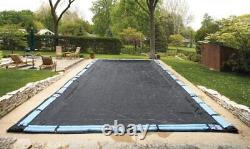 25-ft x 45-ft Rectangular Rugged Mesh In Ground Pool Winter Cover 25 by 45-Feet
